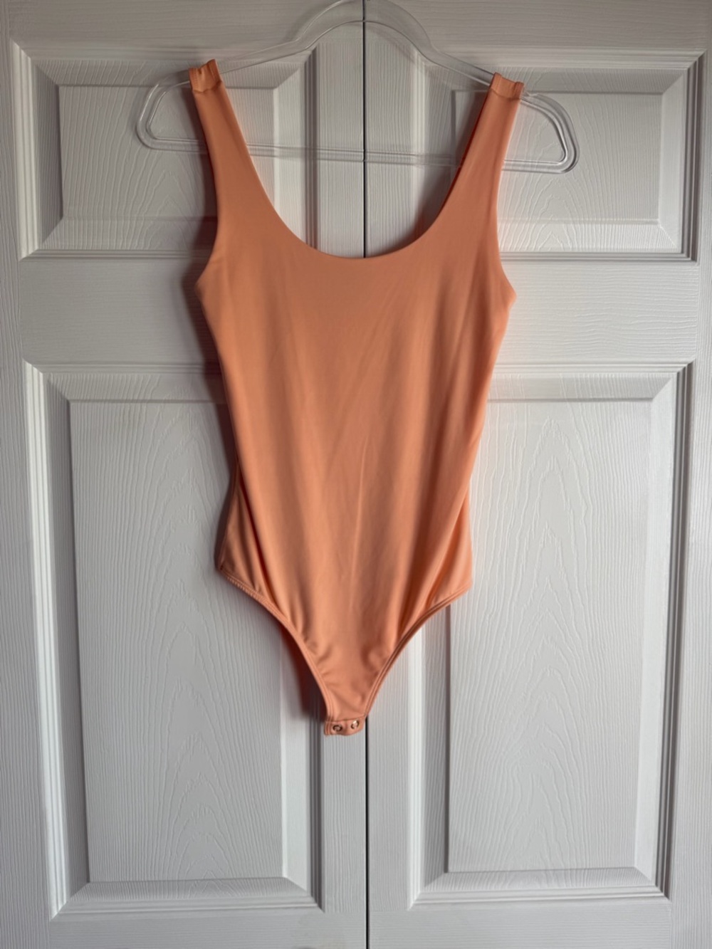 Peach Sleeveless Bodysuit